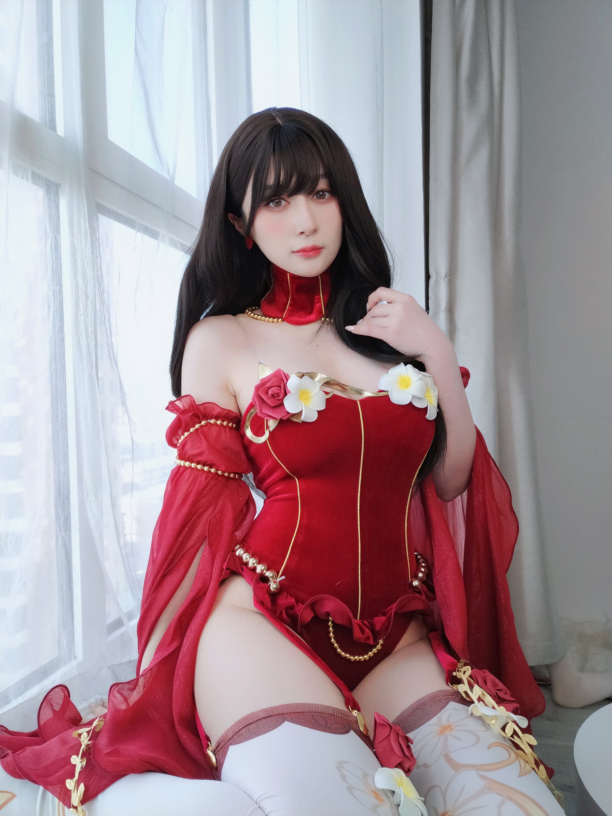 图片[1]-白银81 – NO.150  赤いドレス [60P]-XikXak